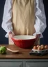 Mason Cash Red Mixing Bowl (26cm x 26cm x 12cm) Image 2