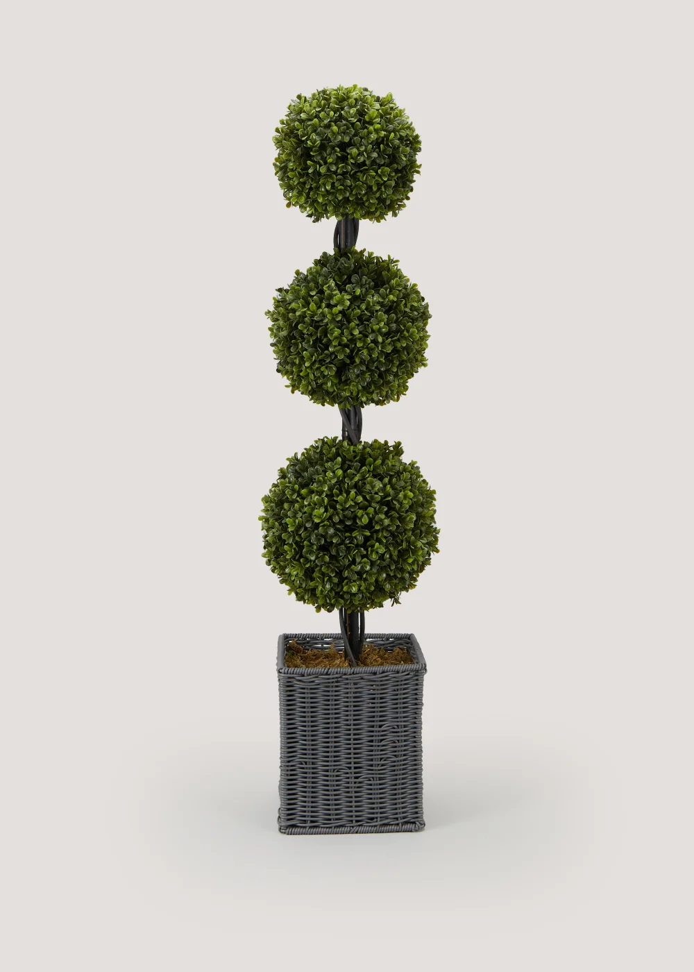 3 Ball Outdoor Topiary Tree (21cm x 21cm x 92cm) Image 1