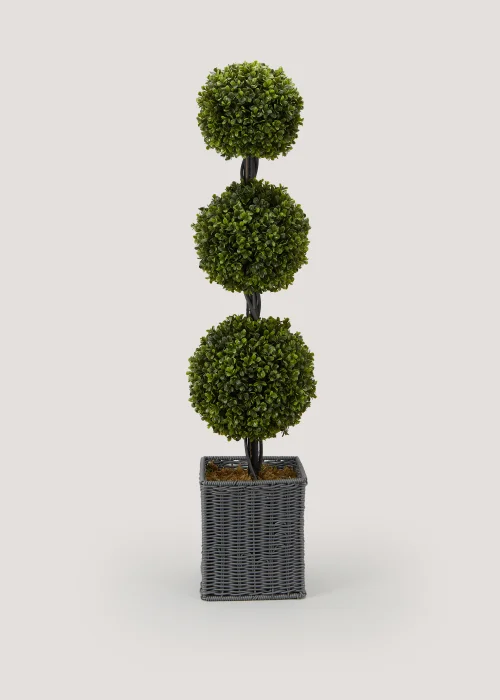 3 Ball Outdoor Topiary Tree (21cm x 21cm x 92cm) Image 1