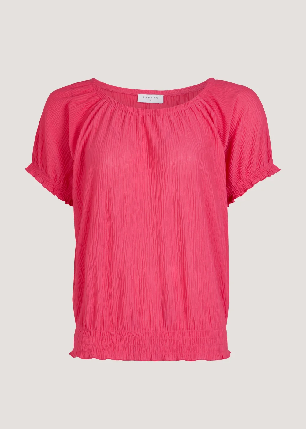 Pink Textured Top - 8 Image 5