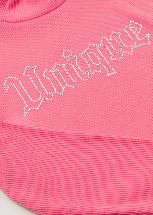Girls Pink Unique Long Sleeve Top (4-13yrs) - 4 Yrs Image 2