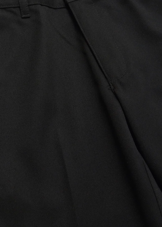 Boys 2 Pack Black Regular Fit School Trousers (3-16yrs)