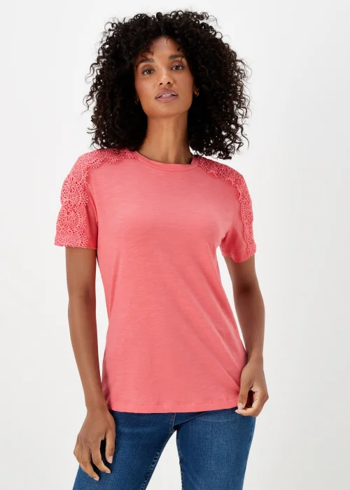 Pink Lace T-Shirt - 8 Image 1
