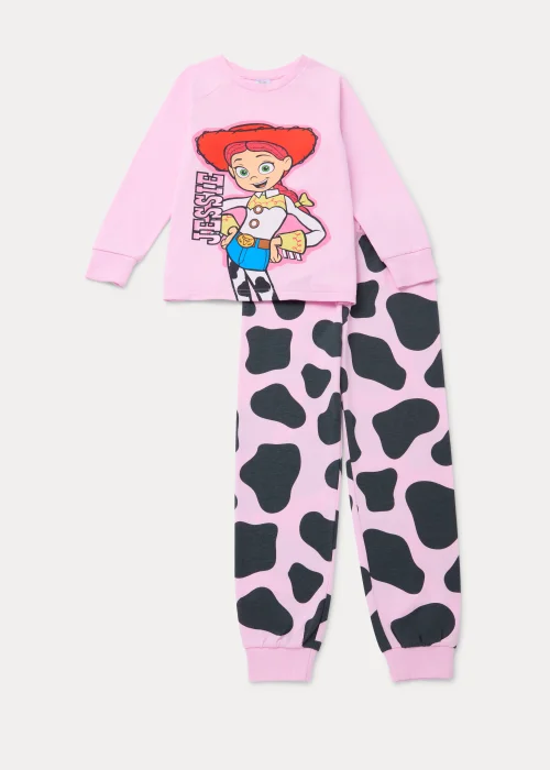 Kids Pink Disney Jessie Pyjama Set (9mths-6yrs) - Age 9 - 12 Months Image 1