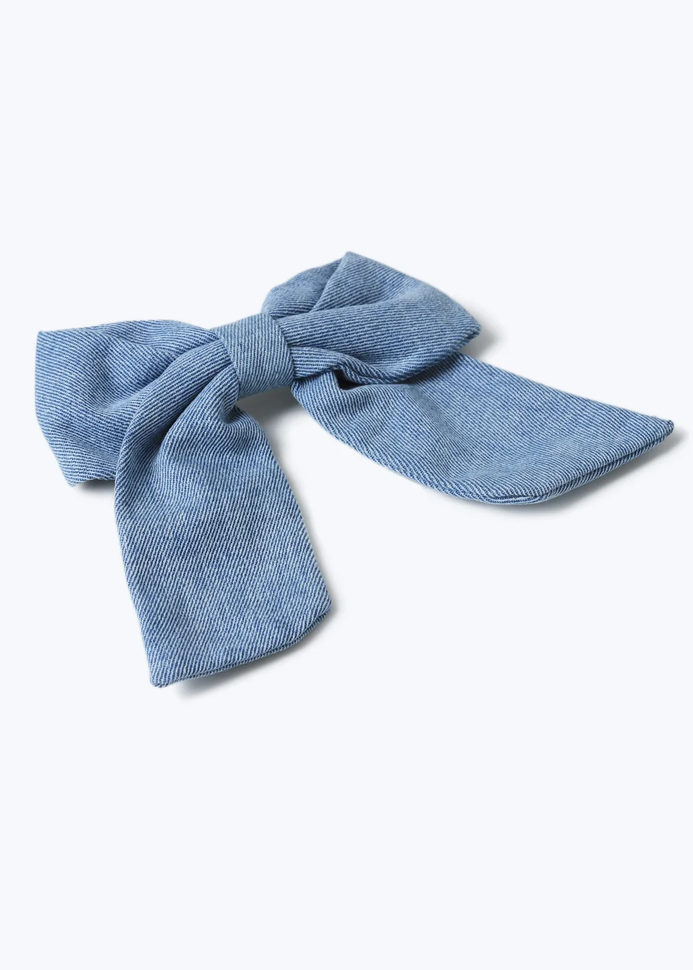 Muse Denim Bow Clip - One Size Image 2