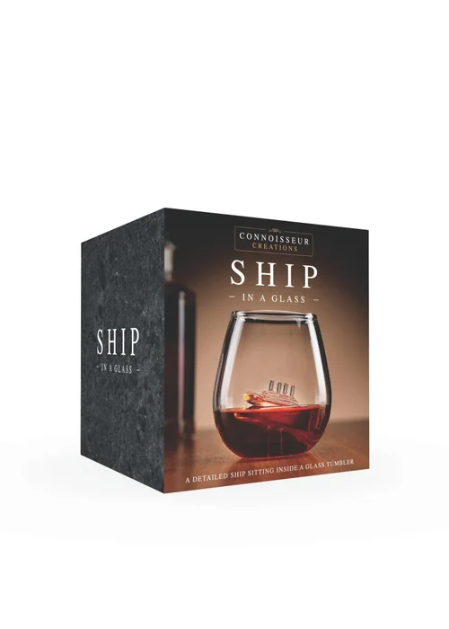 Connoisseur Creations Clear Sinking Ship in a Glass - One Size Image 4