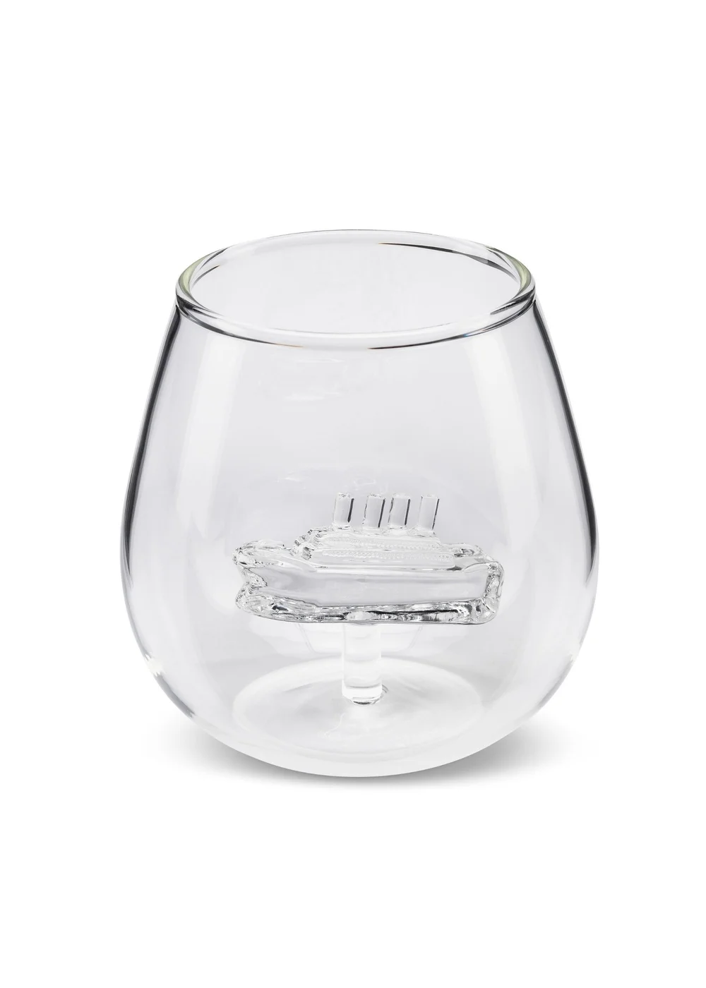 Connoisseur Creations Clear Sinking Ship in a Glass - One Size Image 2
