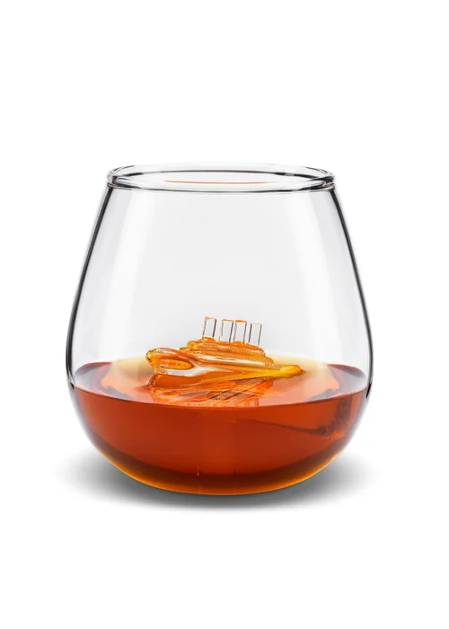 Connoisseur Creations Clear Sinking Ship in a Glass - One Size Image 3