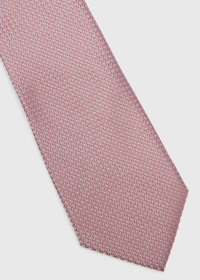 Taylor & Wright Pink Textured Tie