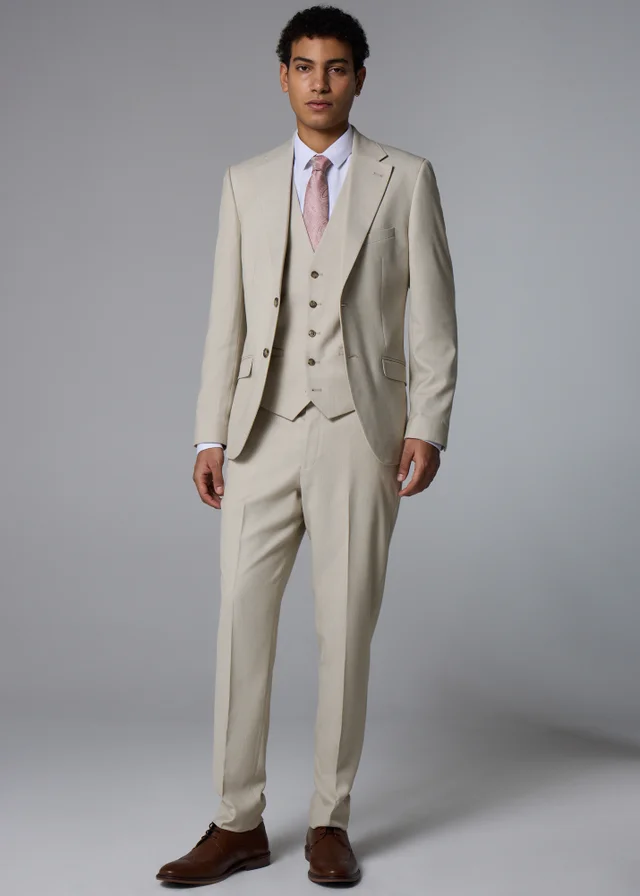 Taylor & Wright Fairmont Stone Texture Slim Fit Suit Jacket