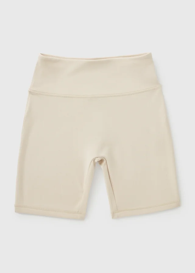 Souluxe Girls Cream Soft Touch Sculpt Cycling Shorts (7-15yrs)