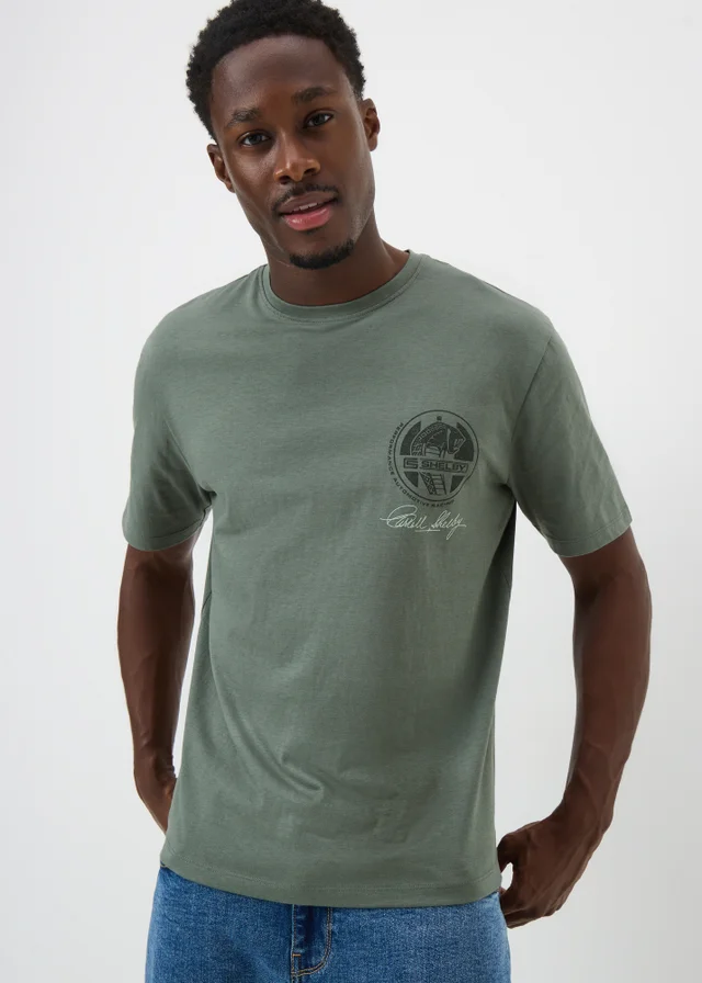 Green Shelby Cobra Printed T-Shirt
