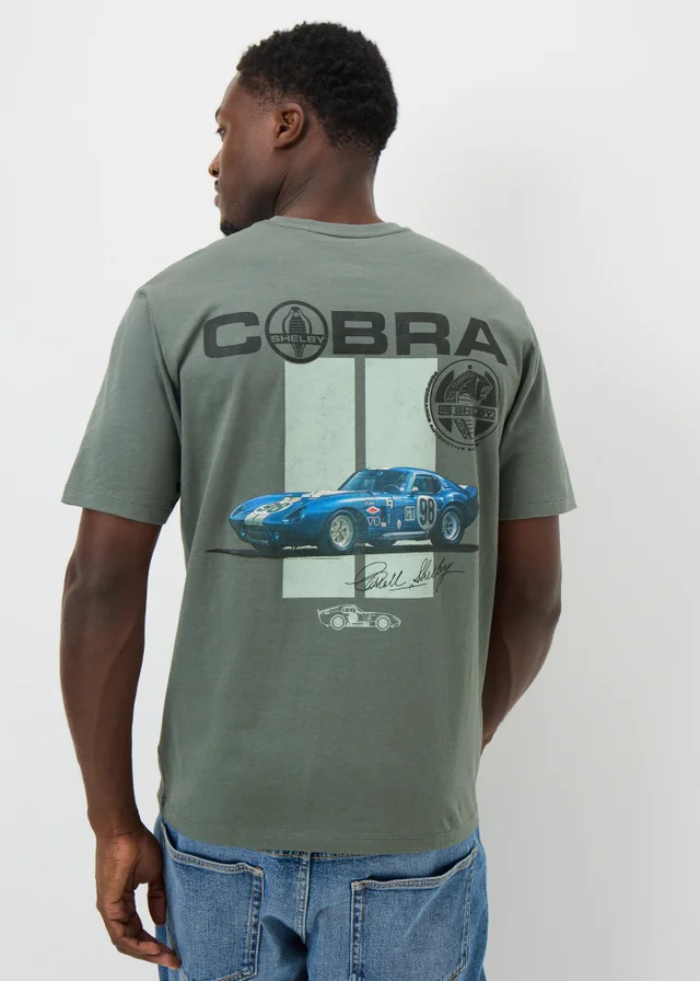 Green Shelby Cobra Printed T-Shirt