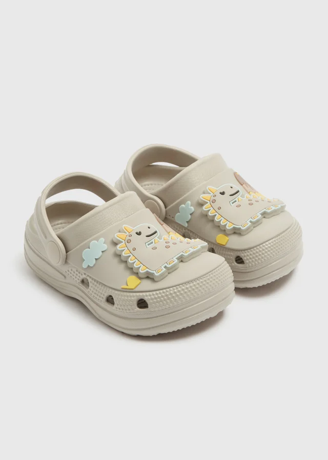 Kids Stone Dino Light Up Clog (Younger 4/5 - Older 1/2)