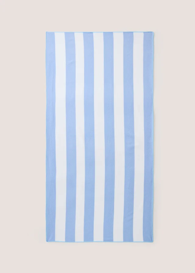 Blue Stripe Beach Towel