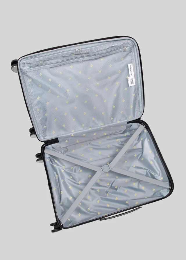 IT Luggage Light Yellow Inclining Wax Hard Suitcase