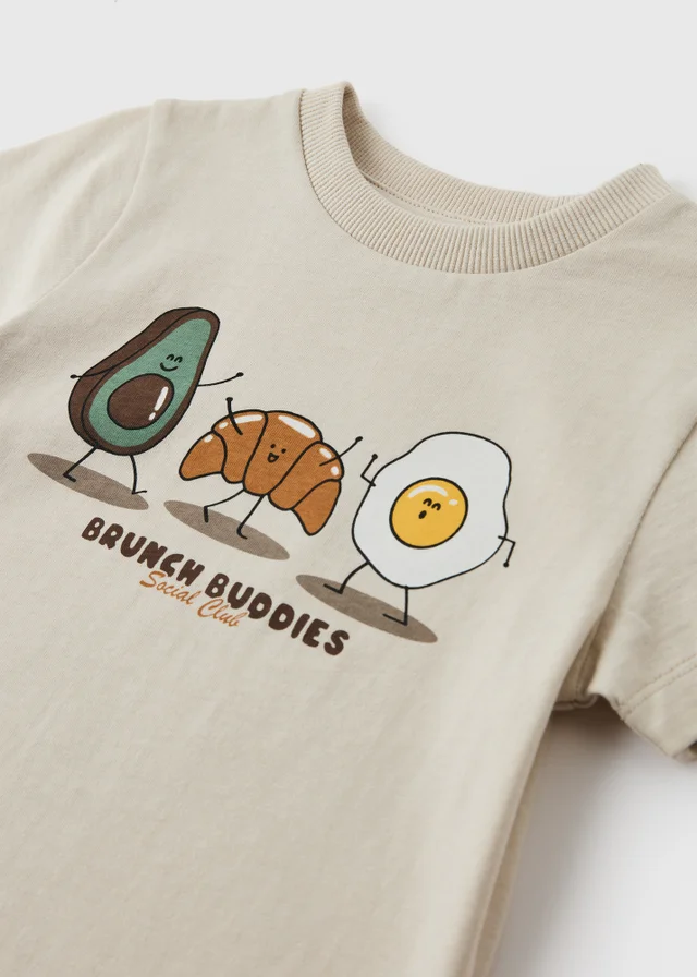 Boys Stone Brunch Buddies T-Shirt (1-8yrs)